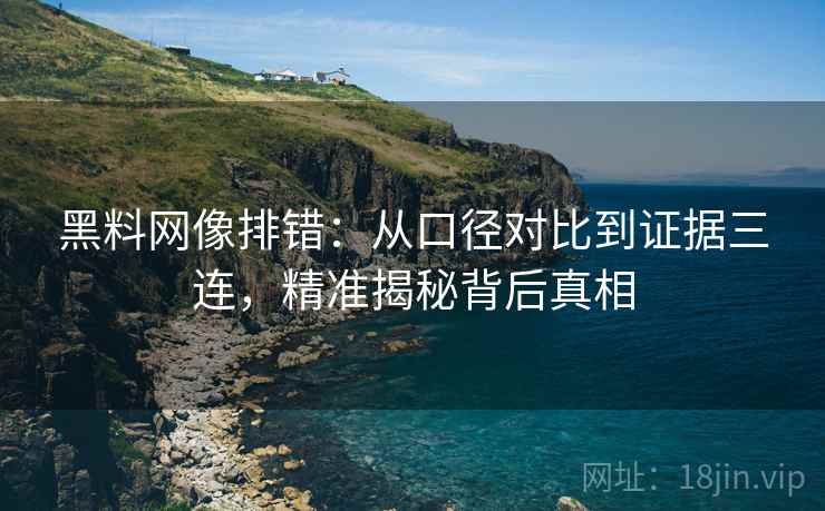 黑料网像排错：从口径对比到证据三连，精准揭秘背后真相